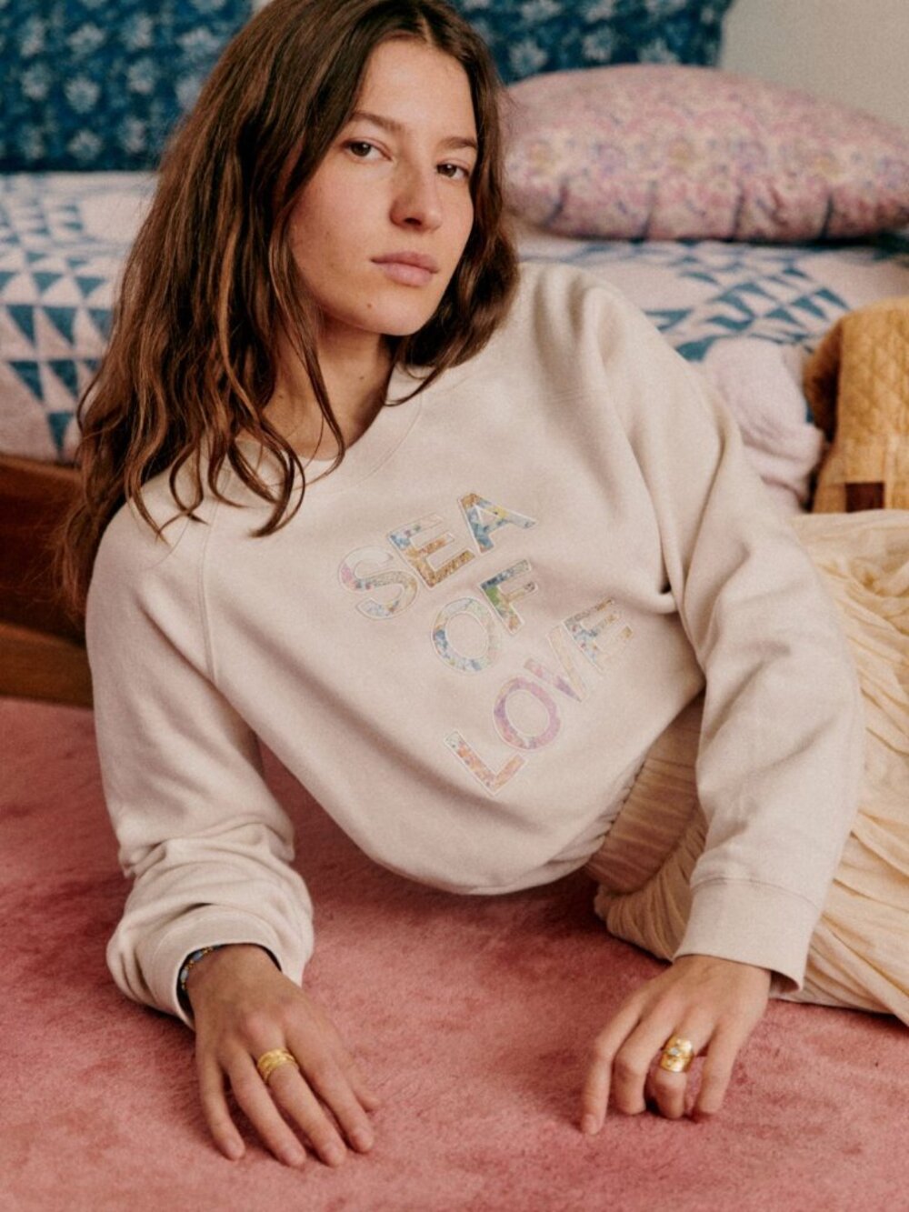 Sezane x Sea NY Sea of Love Sweatshirt XS